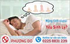 [Giải đáp] Mộng tinh có phải yếu sinh lý không?