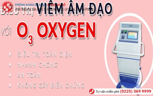 Oxygen O3 - phương pháp điều trị viêm âm đạo ở Hải Phòng an toàn
