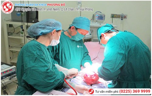 Phẫu thuật cắt bỏ khối u nang tử cung tại Đa Khoa Phượng Đỏ